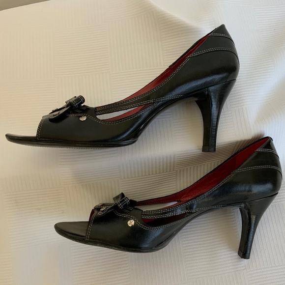 Cole Haan Trista Heels Pumps Black - Size 6.5 - Picture 5 of 11